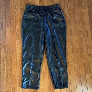 Black pleather pants